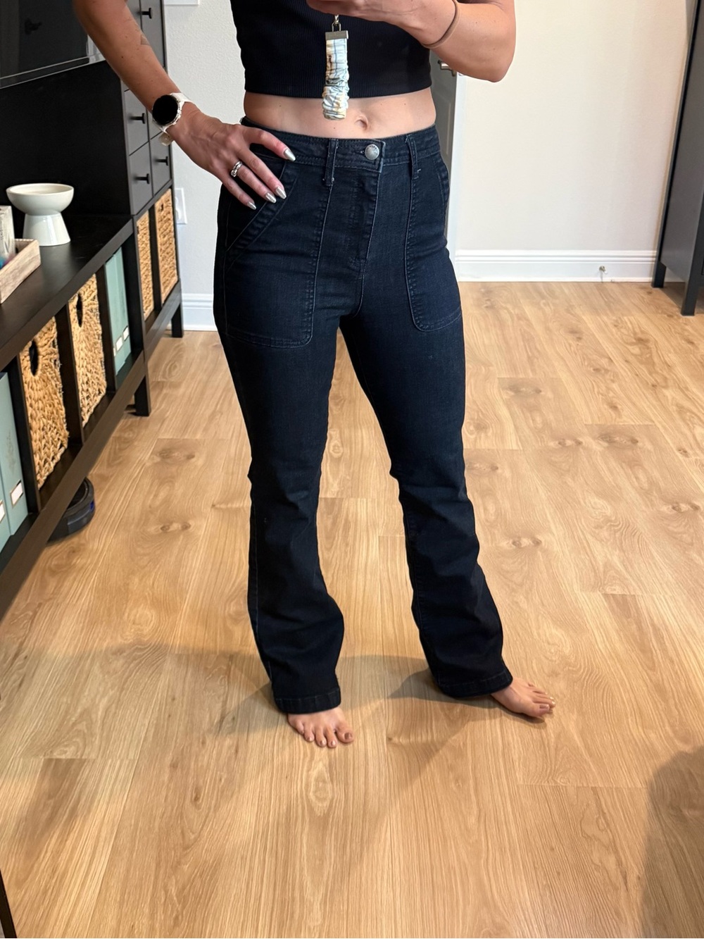 Knox Rose High-Rise Dark Blue Women's Jeans